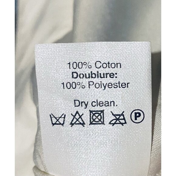 J Crew Skirt Womens 14 Navy Blue Ivory Stripped Faux Wrap Mini Nautical Preppy - Picture 6 of 7